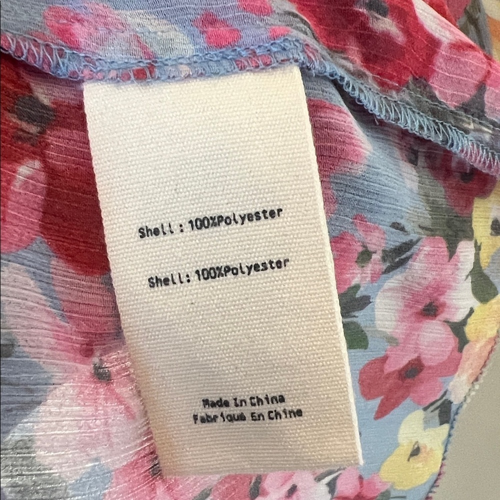 L'AGENCE Aubriella floral off shoulder keyhole neck top - Picture 9 of 12